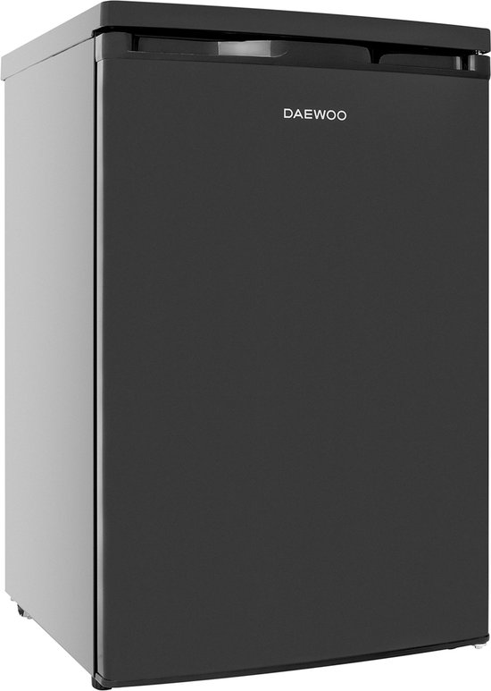 Koelkast: Daewoo FN-146HEB Koelkast - Tafelmodel - 128 Liter - Met Omkeerbare Deur - Fresh Zone - Zwart, van het merk Daewoo