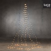 Luca Lighting Kerstboomverlichting met 672 LED Lampjes - L210 cm - Warm Wit