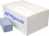 Serviettes en papier Blauw Z - pli de Myngoods Serviette pliante 23x25 cm.