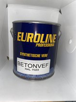 Euroline Professional Synthetische verf - 2.5L - RAL 7023 Betongrijs