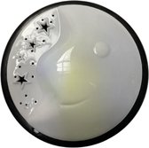 Druk, nacht lamp maan voor de babykamer- Push lamp met verschillende kleuren!