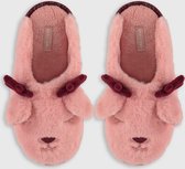 Hunkemöller Accessoires Dames Slippers rendier Luna  - Roze - maat 38/39