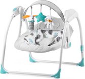 Elektrische Babyschommel - Schommelstoel Baby – Grijze Wipstoel Baby