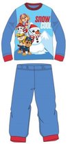 Paw Patrol pyjama - blauw - Paw fleece pyama - maat 110