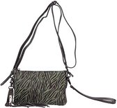 Legend Bags Como Clutch-Zebra green