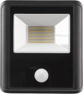 Perel Buitenlamp Pir-sensor Led 18,9 Cm 50w 4000k 3500lm Zwart