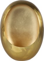 Non-branded Theelichthouder Eggy 17,5 X 44 Cm Staal Goud