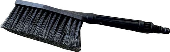 Autowasborstel – Handwasborstel – Wasborstel – Met Slangaansluiting – Ramenwassen – Ramenwasser – Ruitenwasser – Zwart