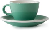 ACME Flat White Kop en schotel - 150ml - Feijoa (mint groen) - koffie kopje - porselein servies