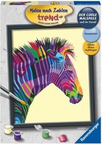 Ravensburger Schilderen op nummer Bonte Zebra - Hobbypakket