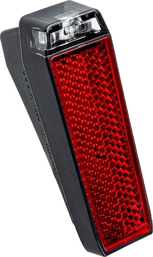 dynamo-rücklicht axa slim steady , 50mm für gepäckträger schwarz-tran