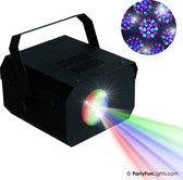 PartyFunLights - Moonflower Projector Discolamp - geluidsactief en snelheidsgeregeld - 18 multi-color LEDs - incl. adaptor