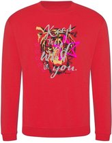 Sweater Keep The Wil in you - Red (XS)
