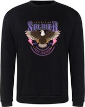 Sweater purple American Soldier - Black (XL)