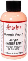 Angelus Leather Acrylic Paint - textielverf voor leren stoffen - acrylbasis - Georgia Peach - 118ml