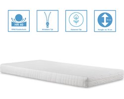 Anno 1588 Matras Londen - HR40 Koudschuim matras - Open cel - Medium - ca. 16 cm - 140x200 cm