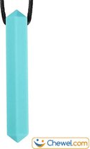 Bijtketting Lange Kristal | Basic staafje lang | Diverse kleuren | Turquoise | Chewel ®
