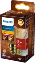 Philips LED Kogellamp Spiraal Goud - 15 W - E27 - Dimbaar extra warmwit licht