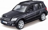 Mercedes-Benz GLK Klasse (Zwart) 1/32 Bburago + Hot Wheels Miniatuurauto + 3 Unieke Auto Stickers!