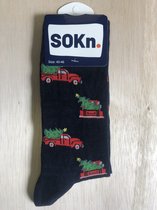 SOKn. trendy sokken OP DE BOUWPLAATS maat 40-46 (ook leuk om kado te geven !)