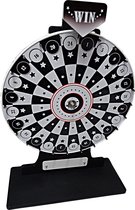 Rad van Fortuin tafelmodel 24 nummers black & white