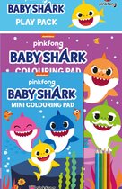 Baby Shark tekenset | Kleurboeken |  Kleurplaten kleurpotloden en stickers | Baby shark speelgoed | Tekenen | Kleuren | Knutselen | Kleurpotloden | Stiften | Tekenset voor kinderen