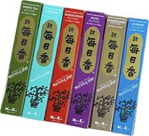 Morning Star - wierook stokjes - 6-pack voordeelverpakking - Sage - Gardenia - Patchouli - FrankIncense - Lotus - Musk