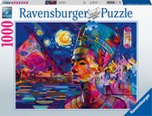 Ravensburger puzzel Nefertiti bij de Nijl - Legpuzzel - 1000 stukjes