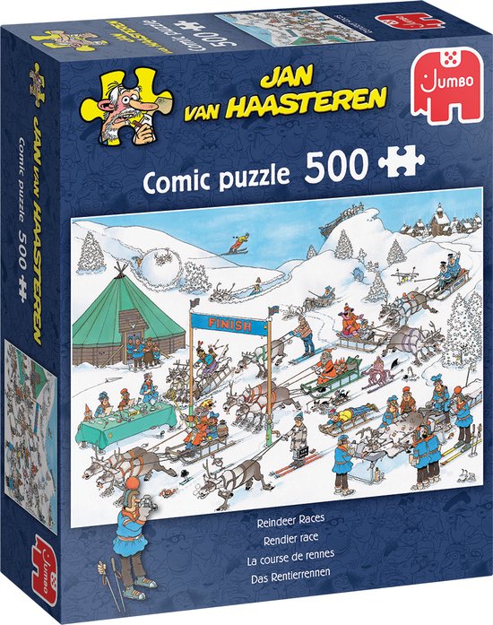 Jan van Haasteren Rendier Race puzzel - 500 stukjes | bol.com