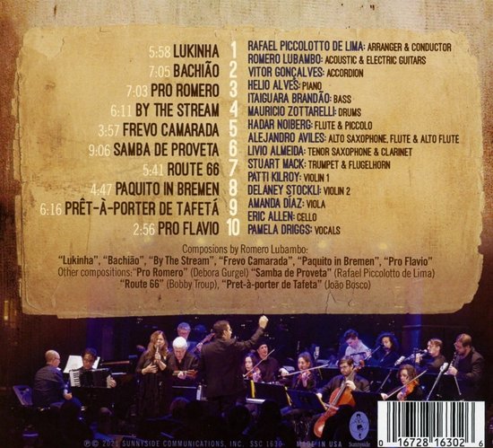 Romero Lubambo, Rafael Piccolotto Chamber Orchestra - Live At Dizzy's (CD)