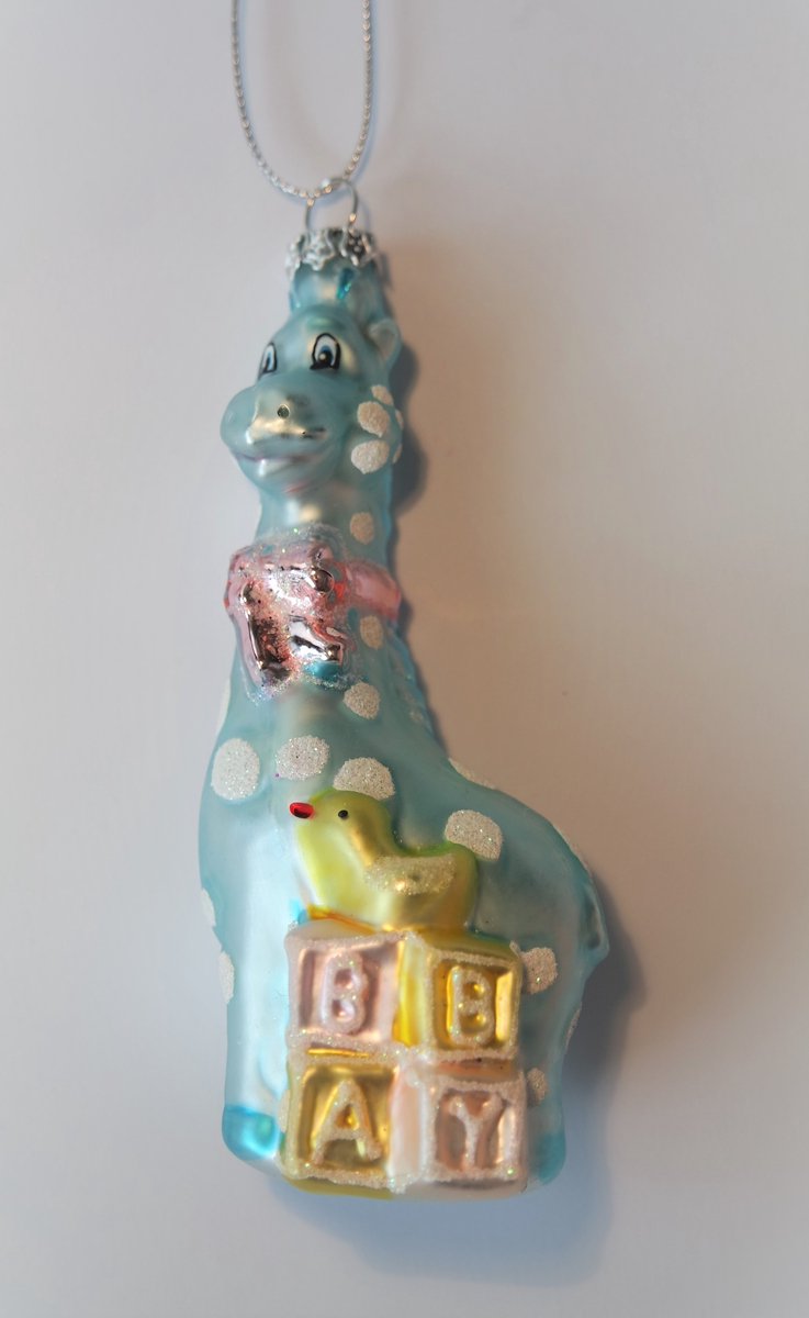 Goodwill Dino Baby Kerstbal - Blauw