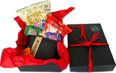 Lundholm cadeaupakket mannen heren cadeau set in geschenkverpakking sintpakket doos - leren portemonnee heren RFID billfold model zwart - cadeau voor man - sint cadeau pakket - mannen cadeaut