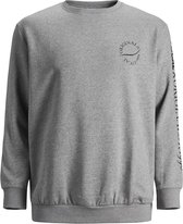 Jack & Jones Sweater grijs print (Maat: XXL)