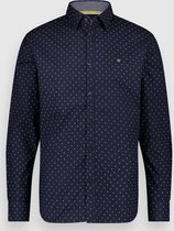 Twinlife Heren Oxford - Overhemden - Lichtgewicht - Elastisch - Blauw - L