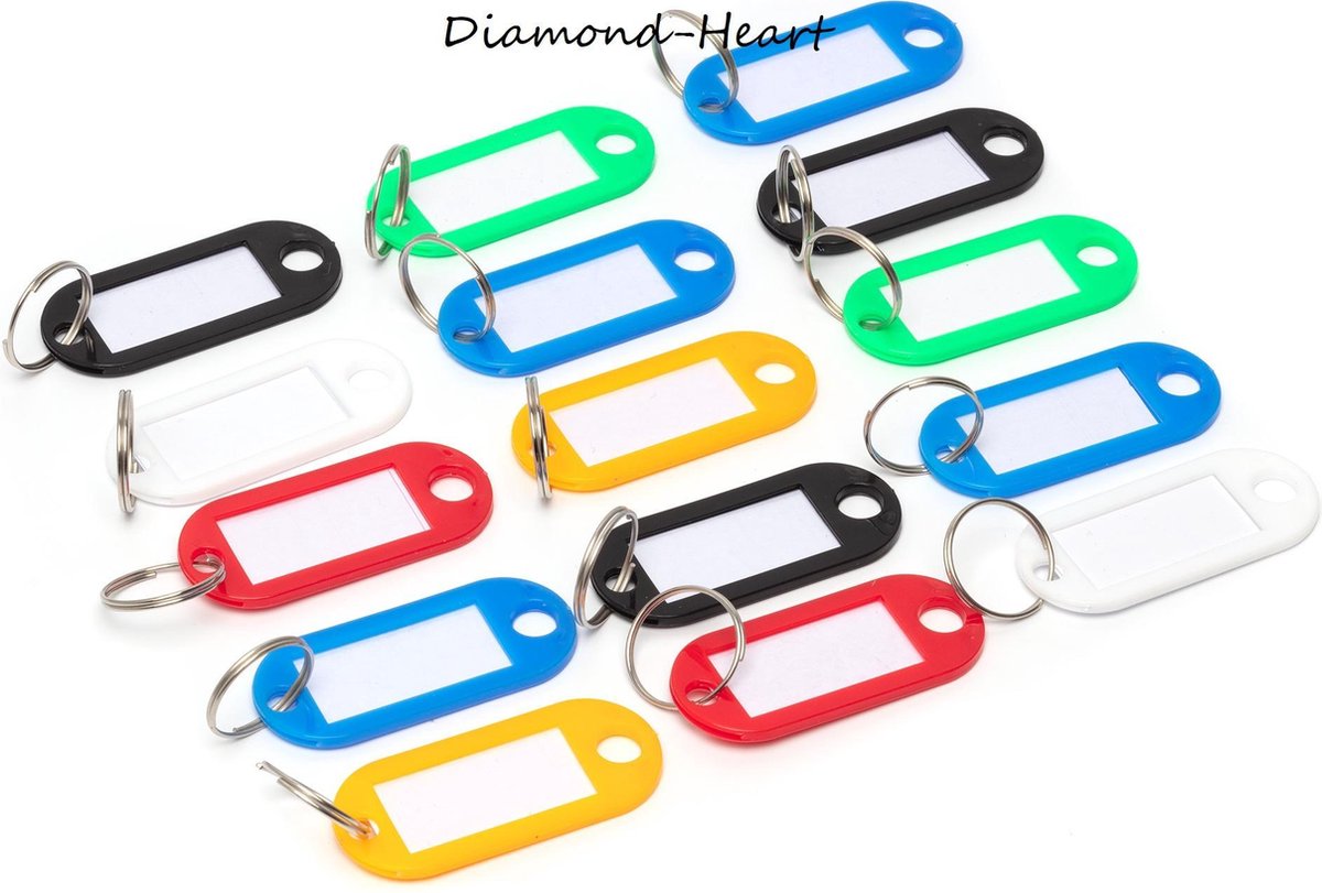 Sleutel Labels 15 Stuks - Sleutel Tags - Sleutel onderscheider - Naam labels