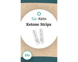 Go-Keto | Ketone Test Strips | 1 x 25 Strips | Ketose dieet | Ketonentest