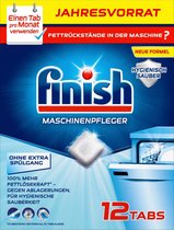 Finish - vaatwasmachinereiniger tijdens wasbeurt - 12 tabletten - Jaarvolume