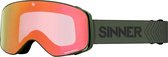 Sinner Olympia+ Skibril - Groen | Categorie 2