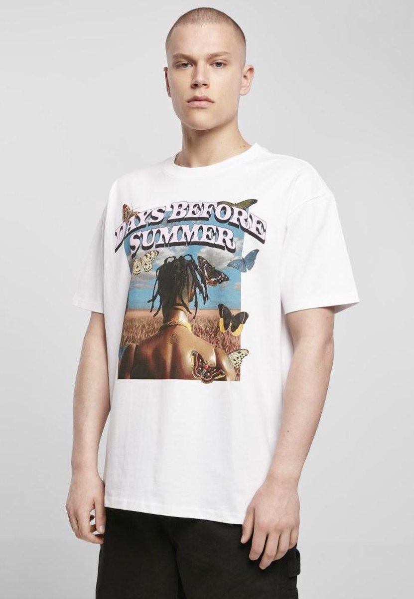 Mister Tee Days Before Summer Oversize Heren T-shirt XXL Wit