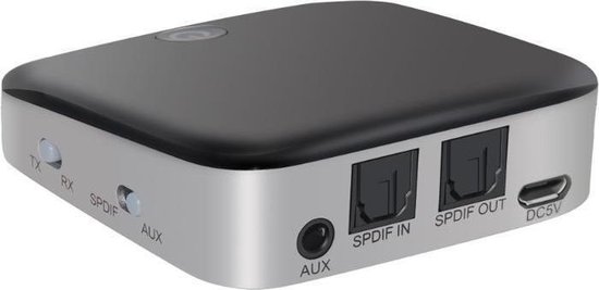 Bluetoolz® | BT-3753 | Aptx® High Res Audio Bluetooth 5.0 ontvanger - zender | Geen tot zeer geringe vertraging | 2 jr garantie! | Gratis helpdesk | Incl. alle kabels - Bluetooth Receiver - Bluetooth Transmitter - 3.5MM Aux - optical in en out — afbeelding 5