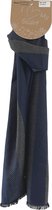3BMT Sjaal heren winter - blauw grijs design