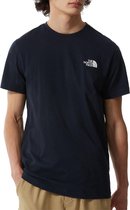 The North Face Simple Dome T-shirt - Mannen - blauw/wit