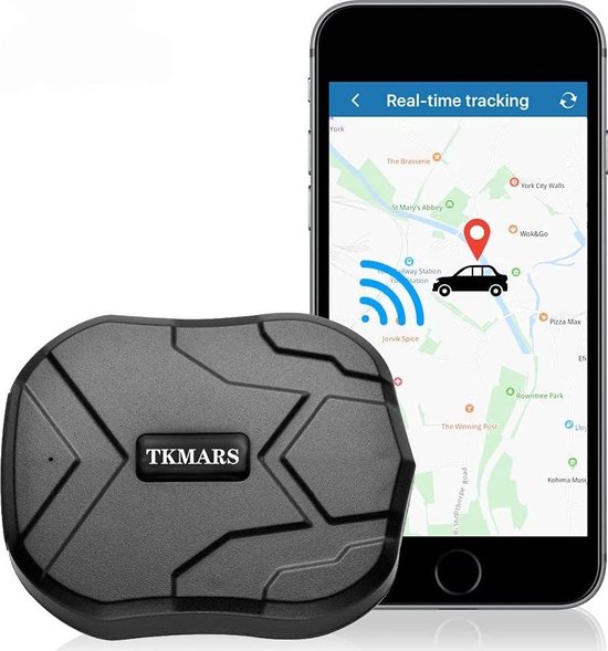 Traceur GPS TKMARS 4G - Sans abonnement - IP65 Etanche Convient à tous les  Véhicules 