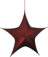Ster Kersthanger 80 cm - Donkerrood
