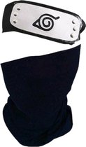 Naruto Hoofdband + Col Sjaal - Kakashi - Verkleedkleren - Anime - Hidden Leaf - Carnaval Headband