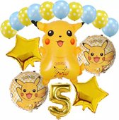 Pokemon Pikachu Ballon16 Stks/set Verjaardagsfeestje Decoratie Set Cartoon Dier Pocket Elf Aluminium Folie Ballon Verjaardag Geschenken