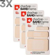3x Pack Zelfklevende Memoblaadjes Pleister - Sticky Notes Memo - 3 Pack - Pleister - Bureau Accessoires