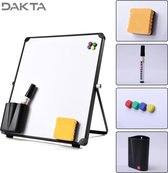 Dakta® Whiteboard | Magnetisch Whiteboard voor Kinderen | Mini Tekenbord | Uitwisbaar | Wit | 30x25cm |