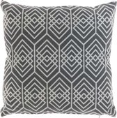 Une Unique Living | Coussin Deva 45x45cm gris foncé | Coussin salon ou chambre