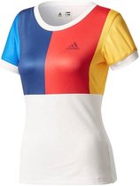 adidas Performance W NY TEE T-shirt Vrouwen wit Heer